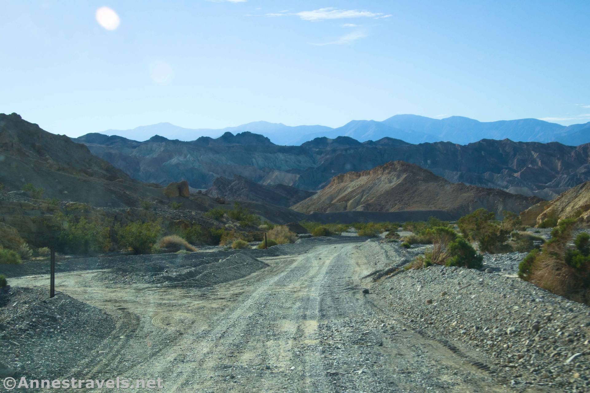 Campsite on the Hole in the Wall Road, Death Valley National Park, California