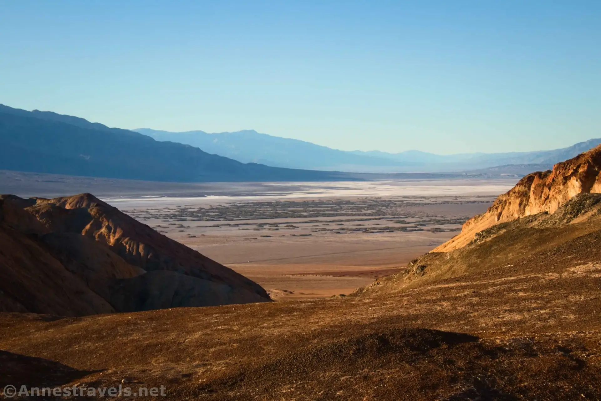 Views from above Desolation Canyon, Death Valley National Park, California