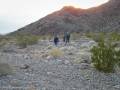 Hiking back from the Death Valley Buttes, Death Valley National Park, California