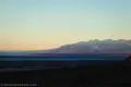 Sunset over the Funeral Mountains from Desolation Canyon, Death Valley National Park, California