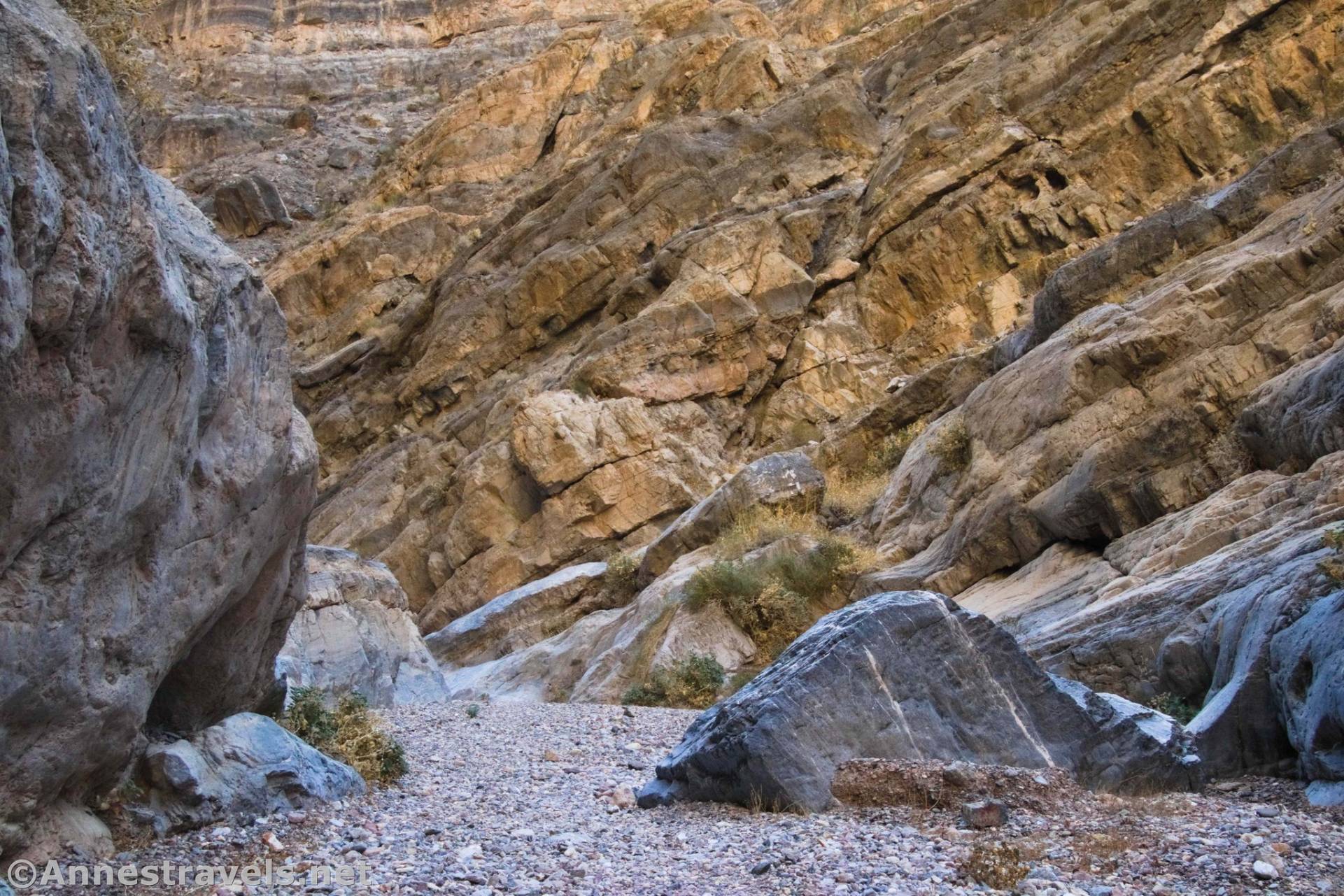 Fall Canyon narrows, Death Valley National Park, California