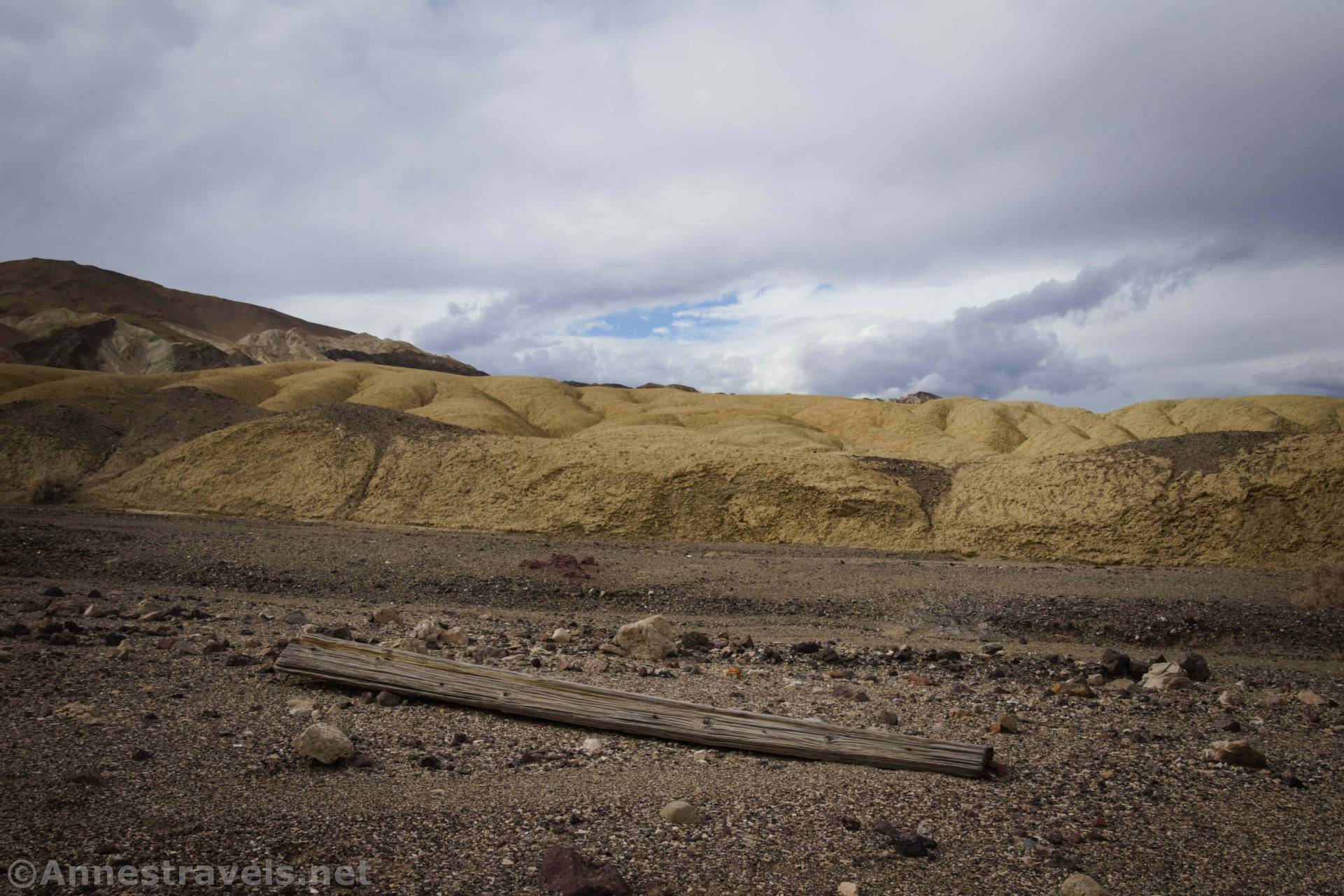 Board in Corkscrew Canyon, Death Valley National Park, California