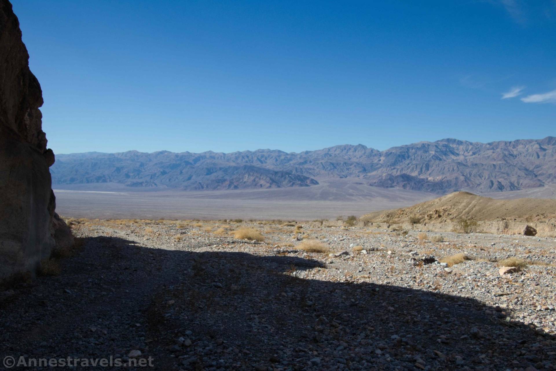 Views out of Fall Canyon, Death Valley National Park, California