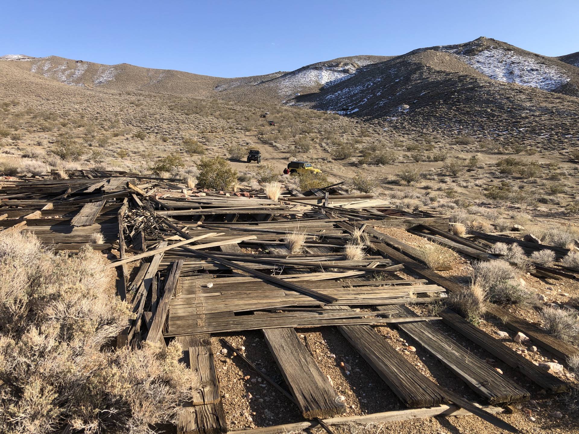 Ruins near Chloride City, Death Valley National Park, California