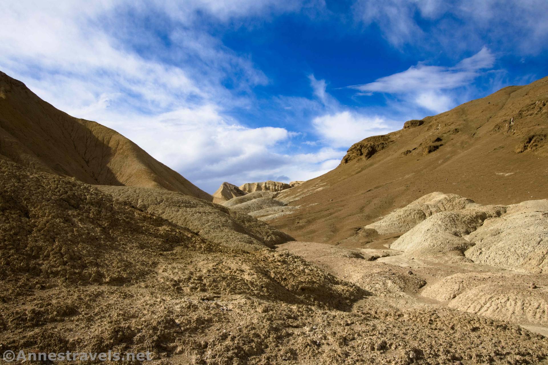 Badlands in Corkscrew Canyon, Death Valley National Park, California