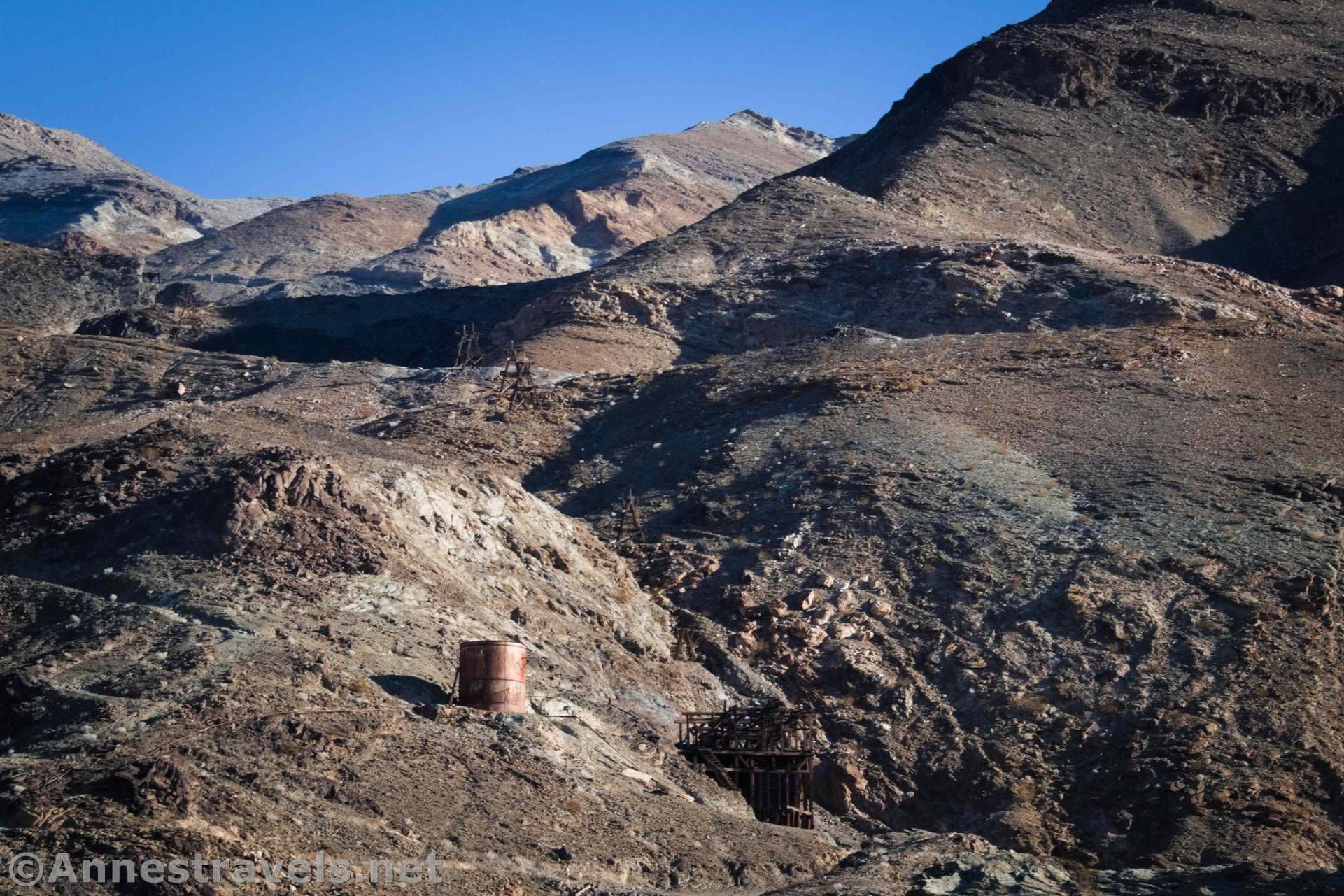 Keane Wonder Mine ruins, Death Valley National Park, California