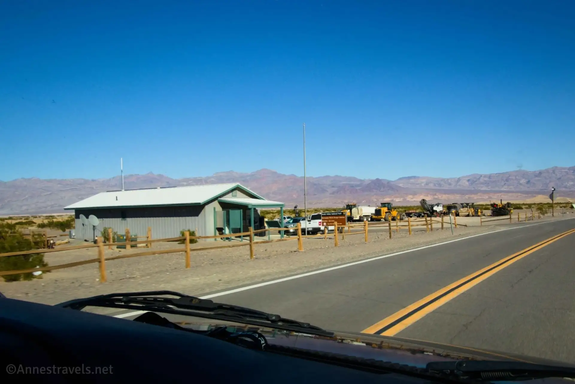 CA-190 in Stovepipe Wells, Death Valley National Park, California