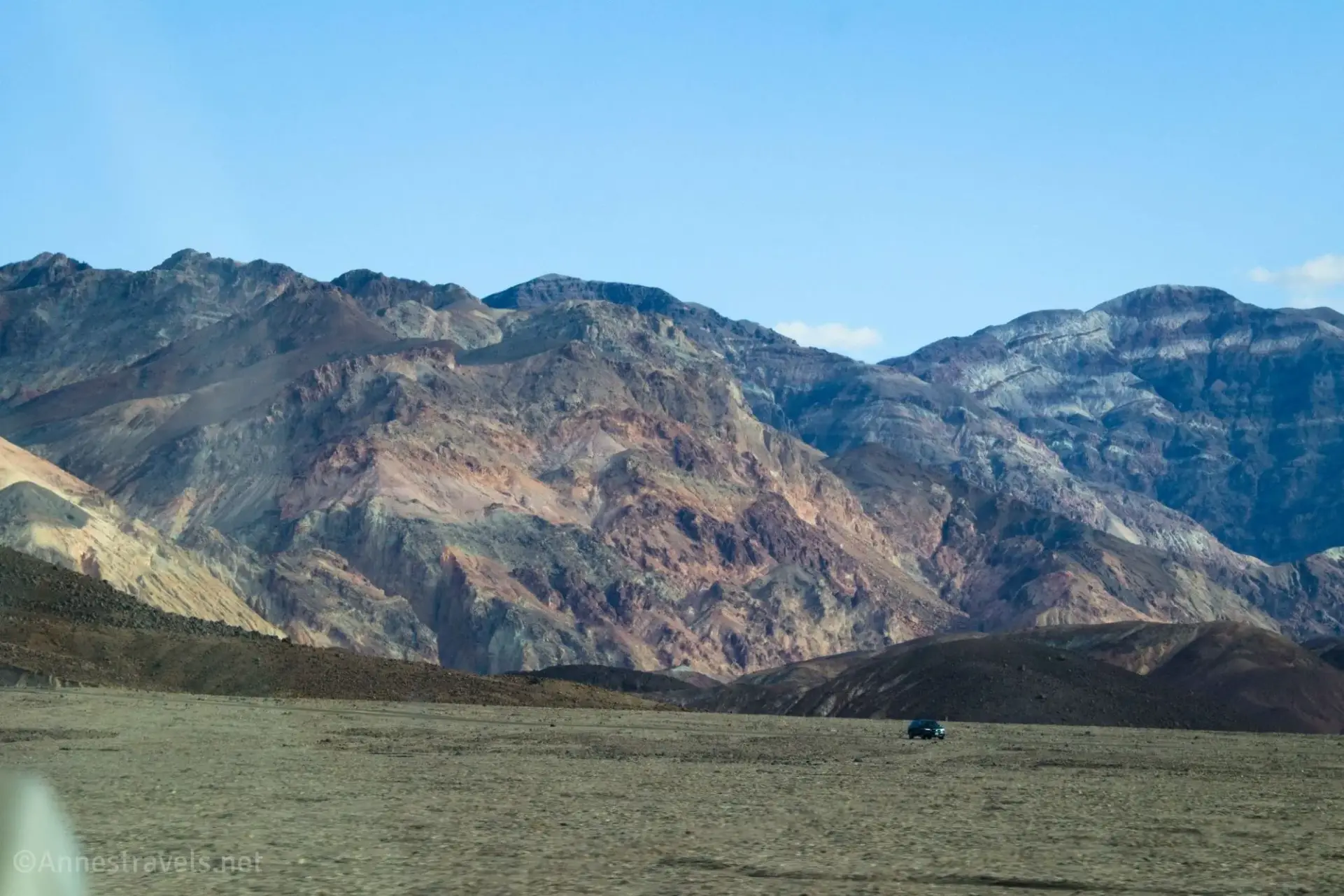 Mountains along the Badwater Road, Death Valley National Park, California