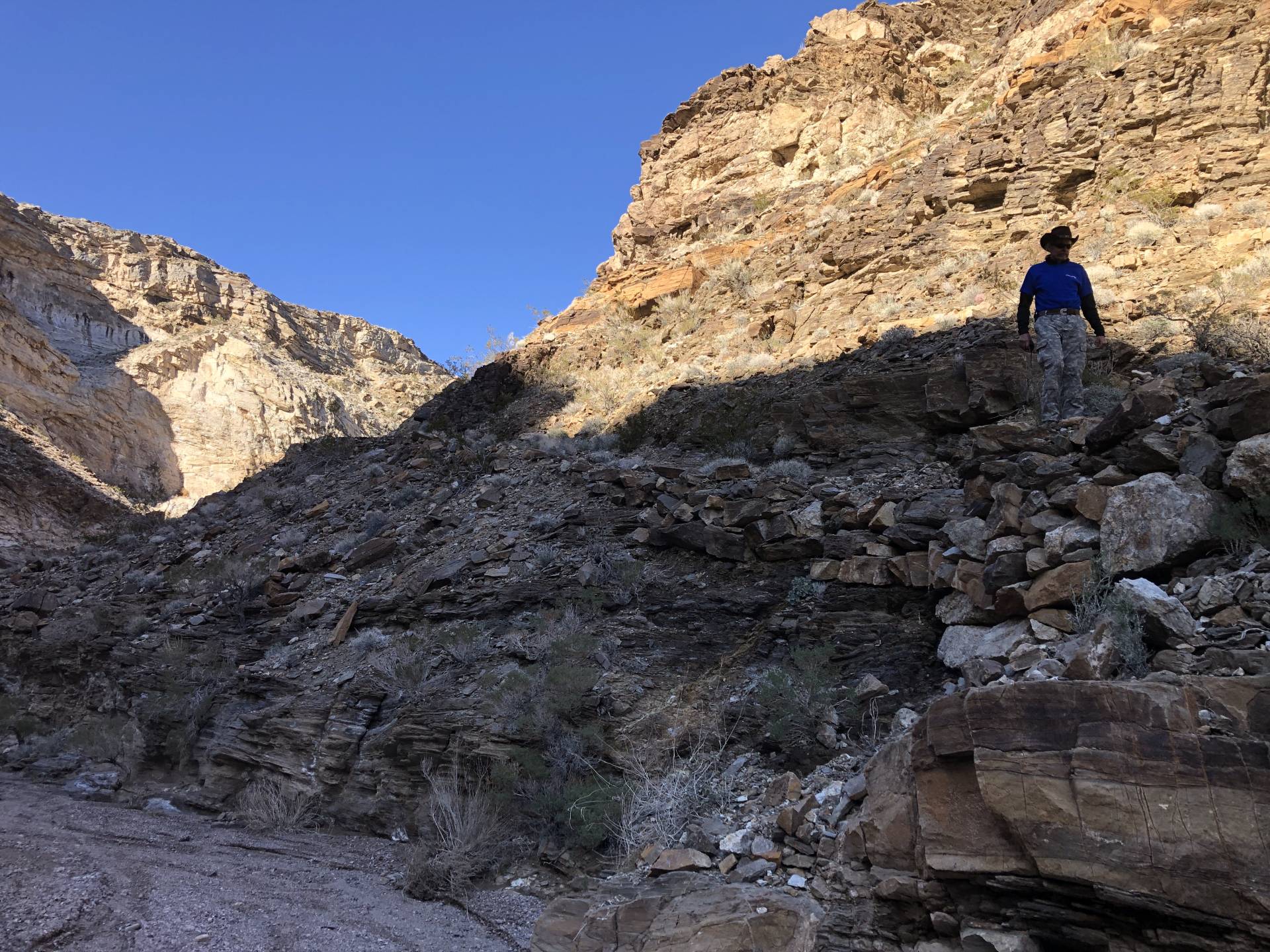 Trail into Upper Monarch Canyon, Death Valley National Park, California