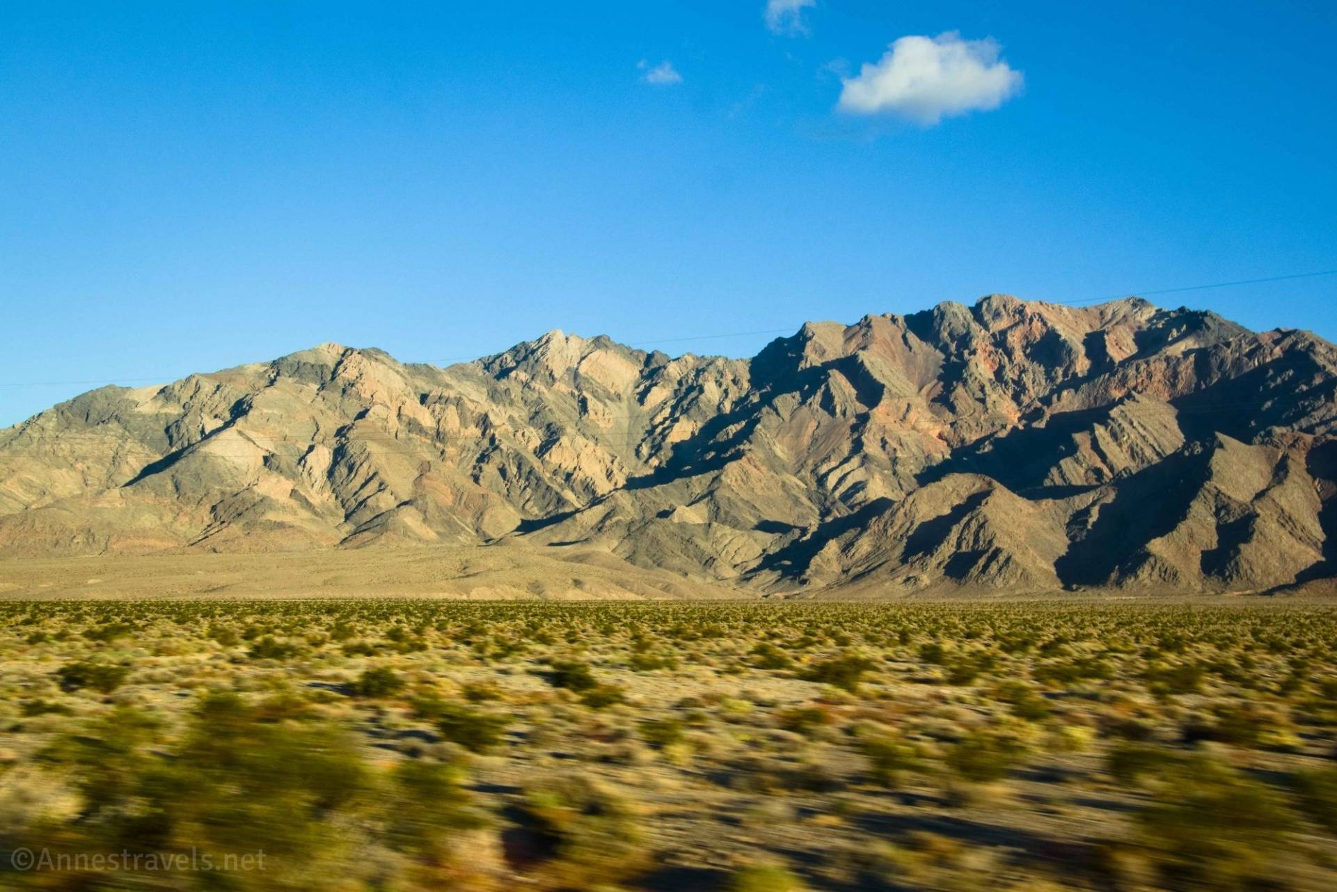 Mountains along CA-190, Death Valley National Park, California