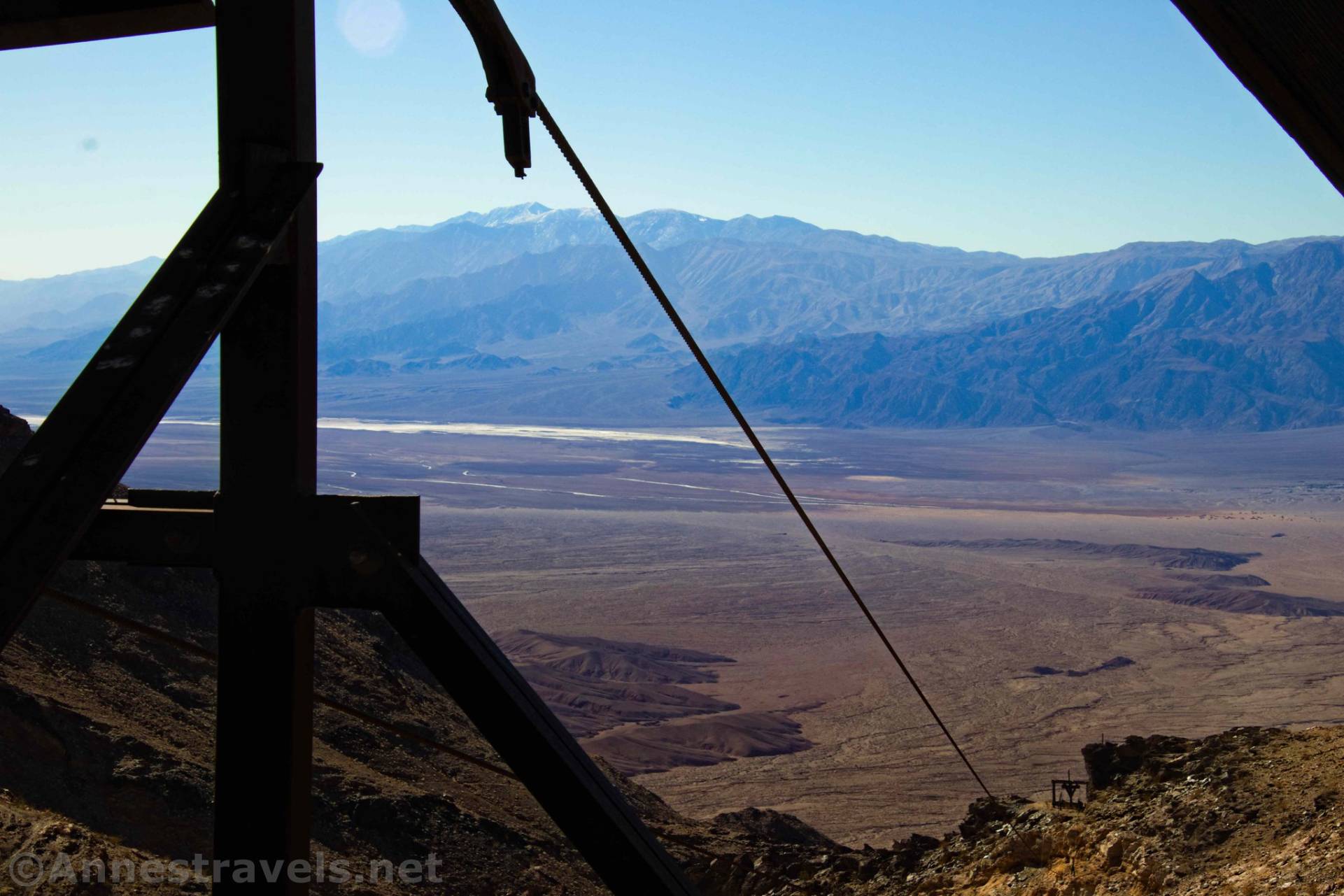 Telescope Peak from the Keane Wonder aerial tramway, Death Valley National Park, California