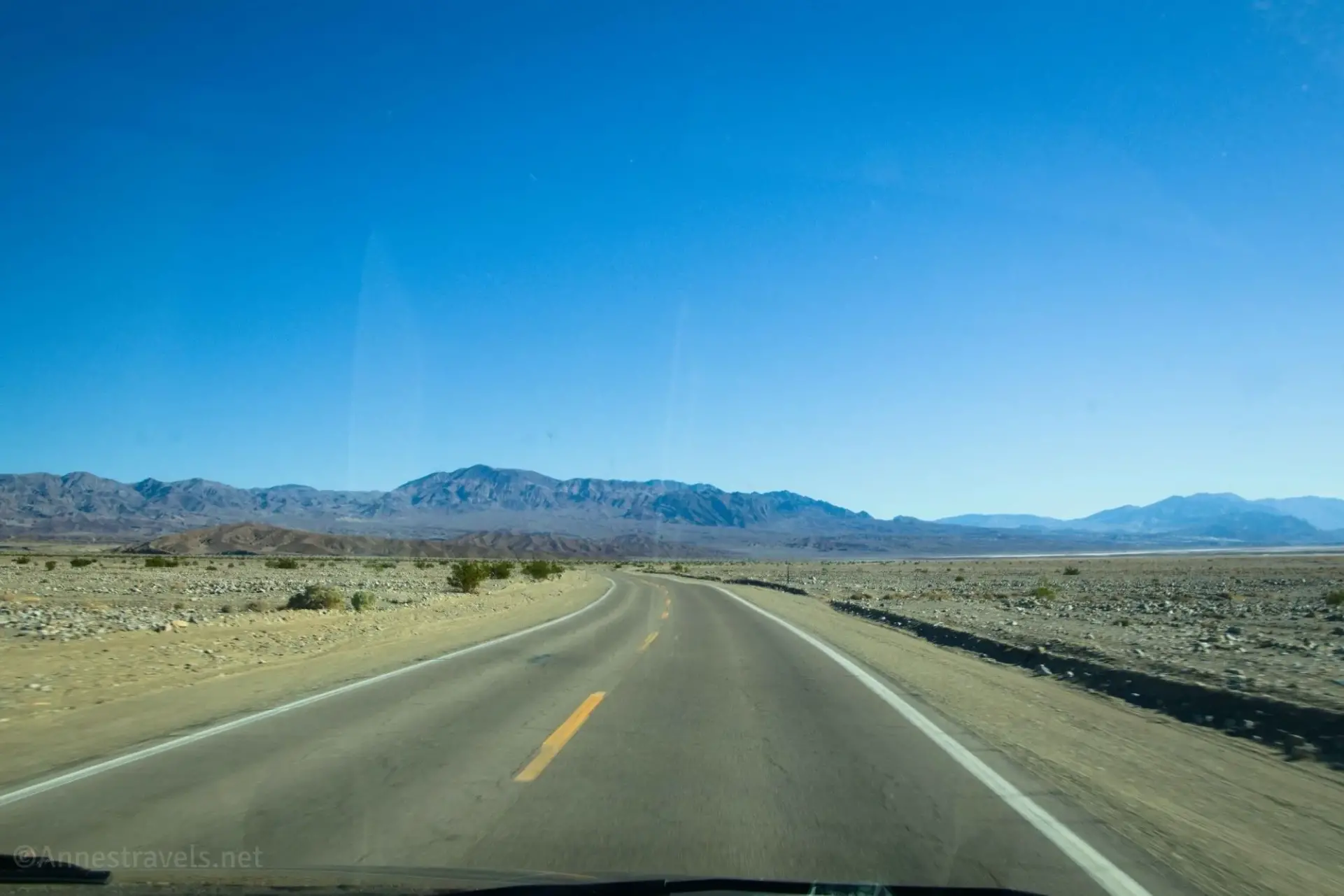 CA-190 between the Beatty Cutoff and Furnace Creek, Death Valley National Park, California