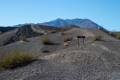 Sign for Little Hebe Crater, Death Valley National Park, California