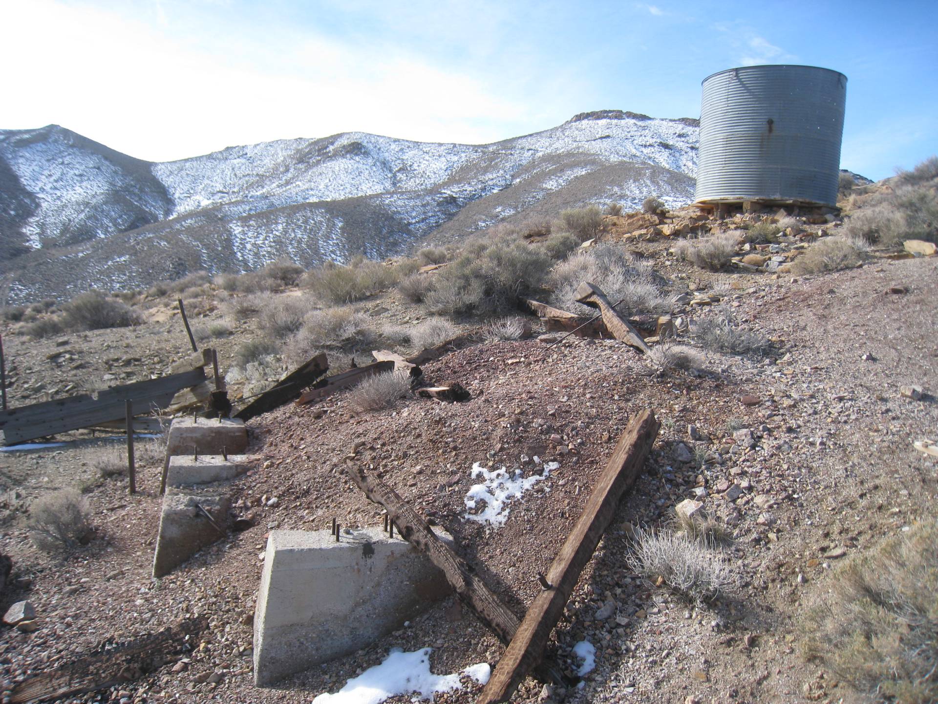 Ruins near Chloride City, Death Valley National Park, California