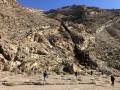 Ore chute in Upper Monarch Canyon, Death Valley National Park, California