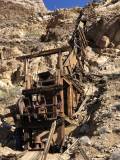 Ore chute in Upper Monarch Canyon, Death Valley National Park, California